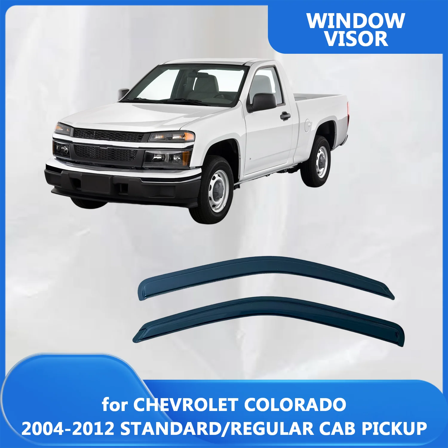 Дефлекторы окон (ветровики) для CHEVROLET COLORADO 2004-2009, 2011, 2012 STANDARD/REGULAR CAB PICKUP, защита от дождя и ветра
Дефлекторы окон (ветровики) для CHEVROLET COLORADO 2004-2009, 2011, 2012 STANDARD/REGULAR CAB PICKUP, защита от дождя и ветра