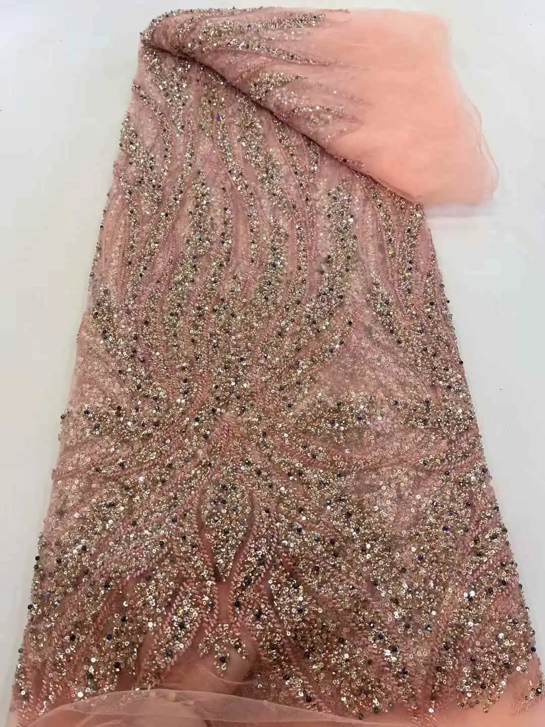 French Mesh Lace Fabric Beads African Lace Fabrics Nigerian Mesh Lace Fabric For Diy Dresses Party Wedding Dress Sewing
French Mesh Lace Fabric Beads African Lace Fabrics Nigerian Mesh Lace Fabric For Diy Dresses Party Wedding Dress Sewing
