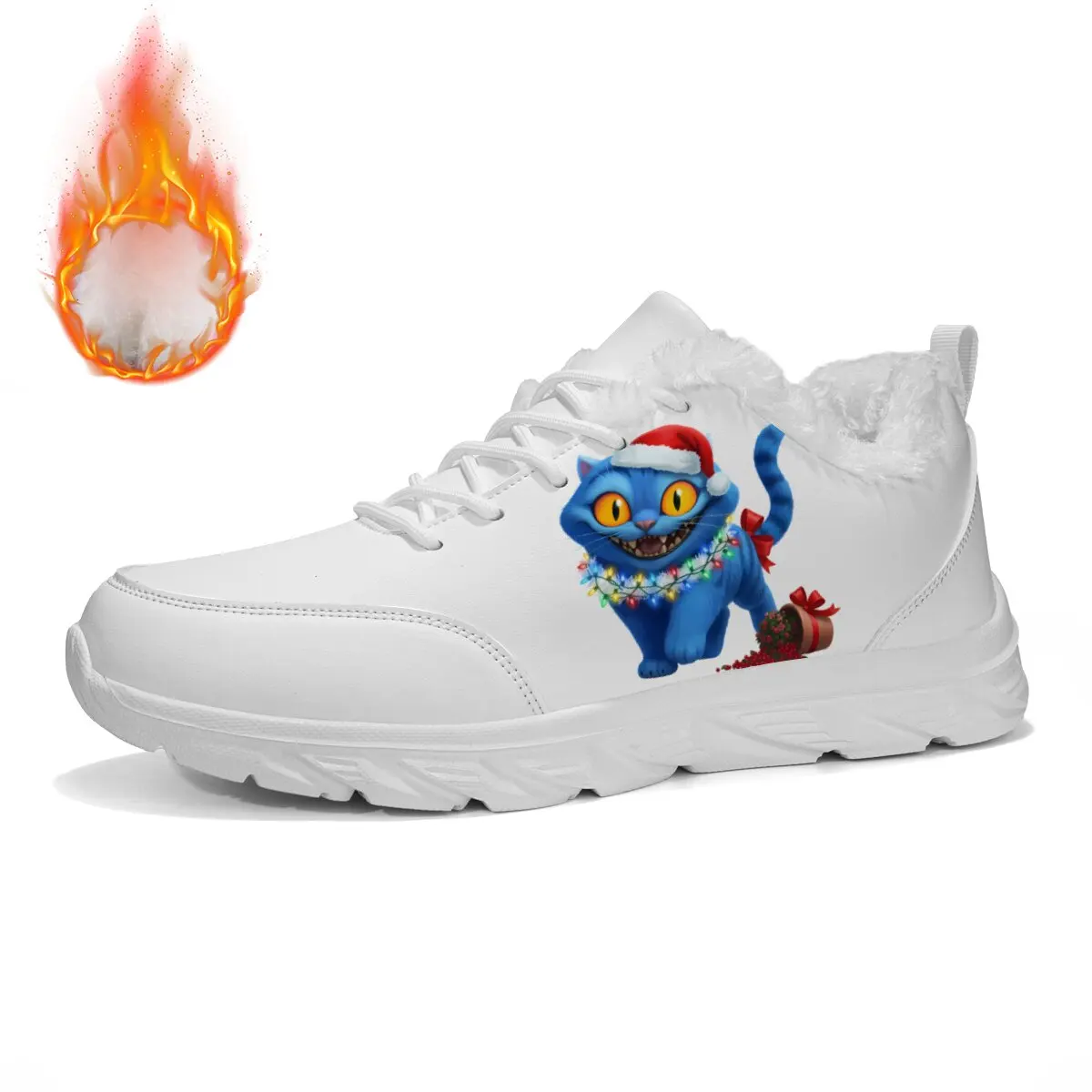 New Lightweight Men Sneakers Winter Christmas Cheshire Cat Fur Lined Sneakers Non-slip Breathable Male Warm Walking Shoes
New Lightweight Men Sneakers Winter Christmas Cheshire Cat Fur Lined Sneakers Non-slip Breathable Male Warm Walking Shoes