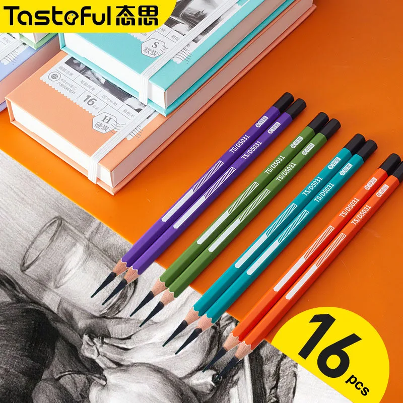 16pcs Professional Sketch Pencils Hard Medium Soft charcoal Pencil Charcoal Art Stationery Student Special Hand-painted Painting
16pcs Professional Sketch Pencils Hard Medium Soft charcoal Pencil Charcoal Art Stationery Student Special Hand-painted Painting