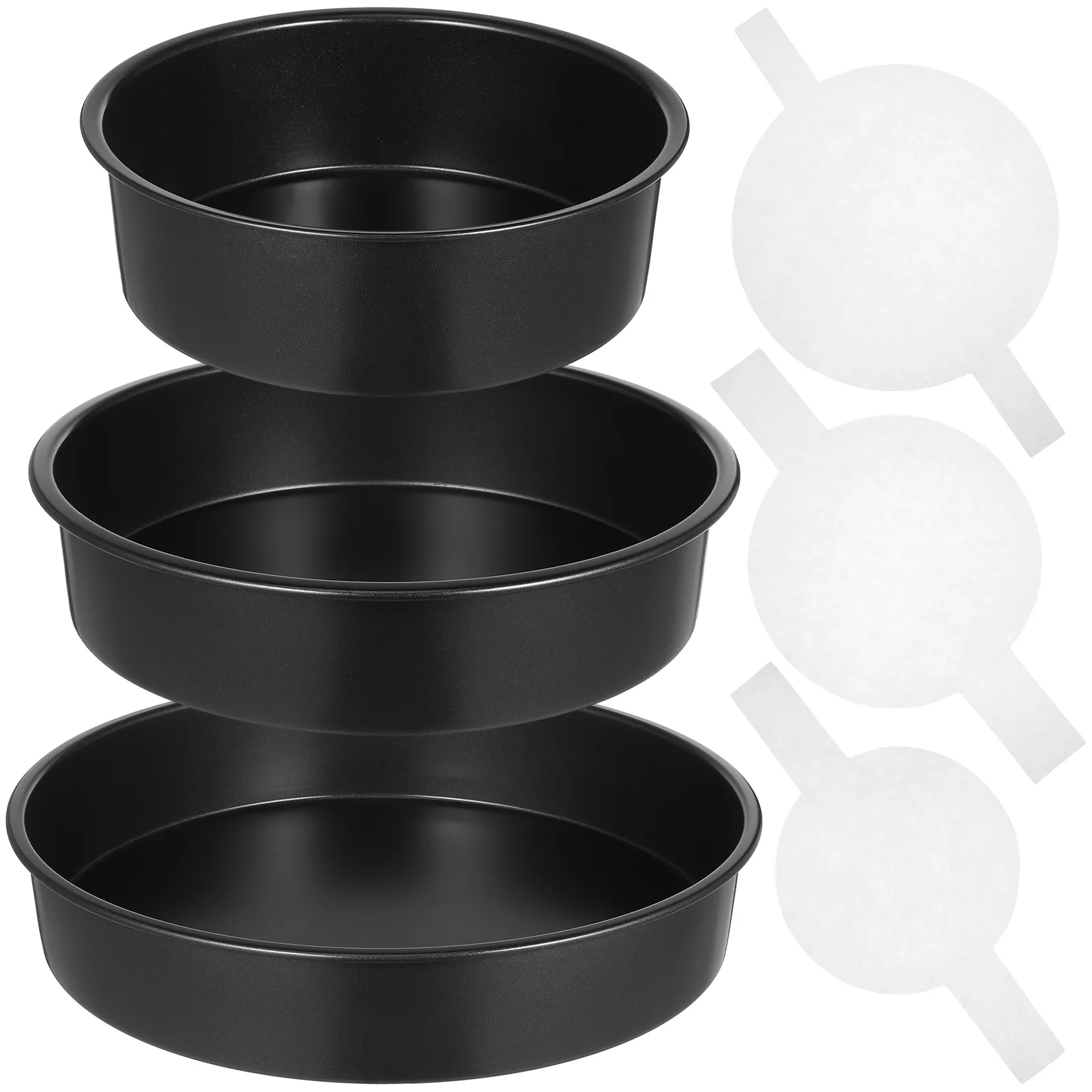 3pcs 8 Inch Round Pan Non-Stick Baking Molds Metal For Chiffon Mousse Desserts Deep Cheesecake Mold Oven Tin Ice Cream Baking
3pcs 8 Inch Round Pan Non-Stick Baking Molds Metal For Chiffon Mousse Desserts Deep Cheesecake Mold Oven Tin Ice Cream Baking
