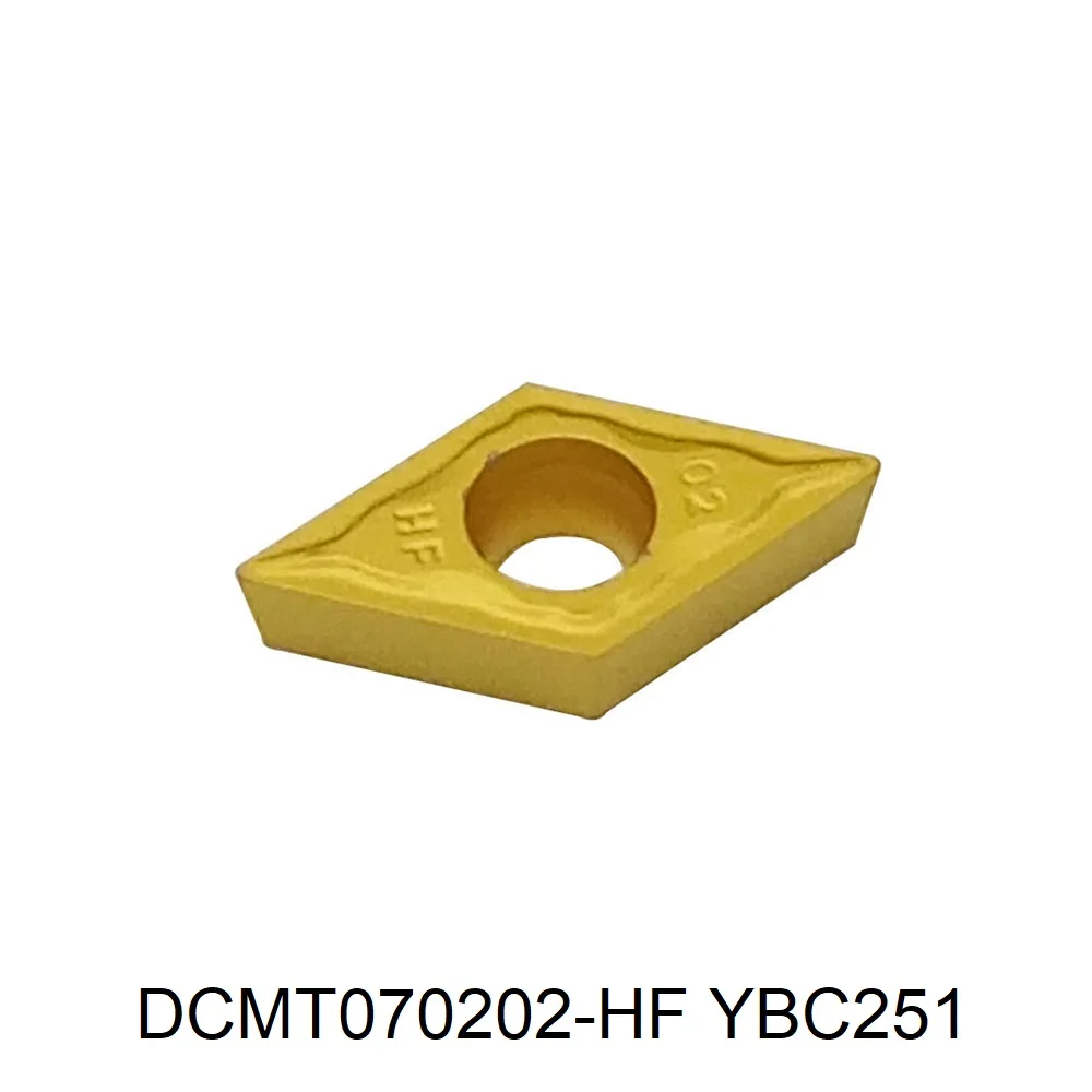 DCMT ZCC YBC251 YBC252 YBG202 DCMT070202-HF for Steel Machining Carbide Inserts CNC Inner Hole Lathe Turning Cutting Machine
DCMT ZCC YBC251 YBC252 YBG202 DCMT070202-HF for Steel Machining Carbide Inserts CNC Inner Hole Lathe Turning Cutting Machine