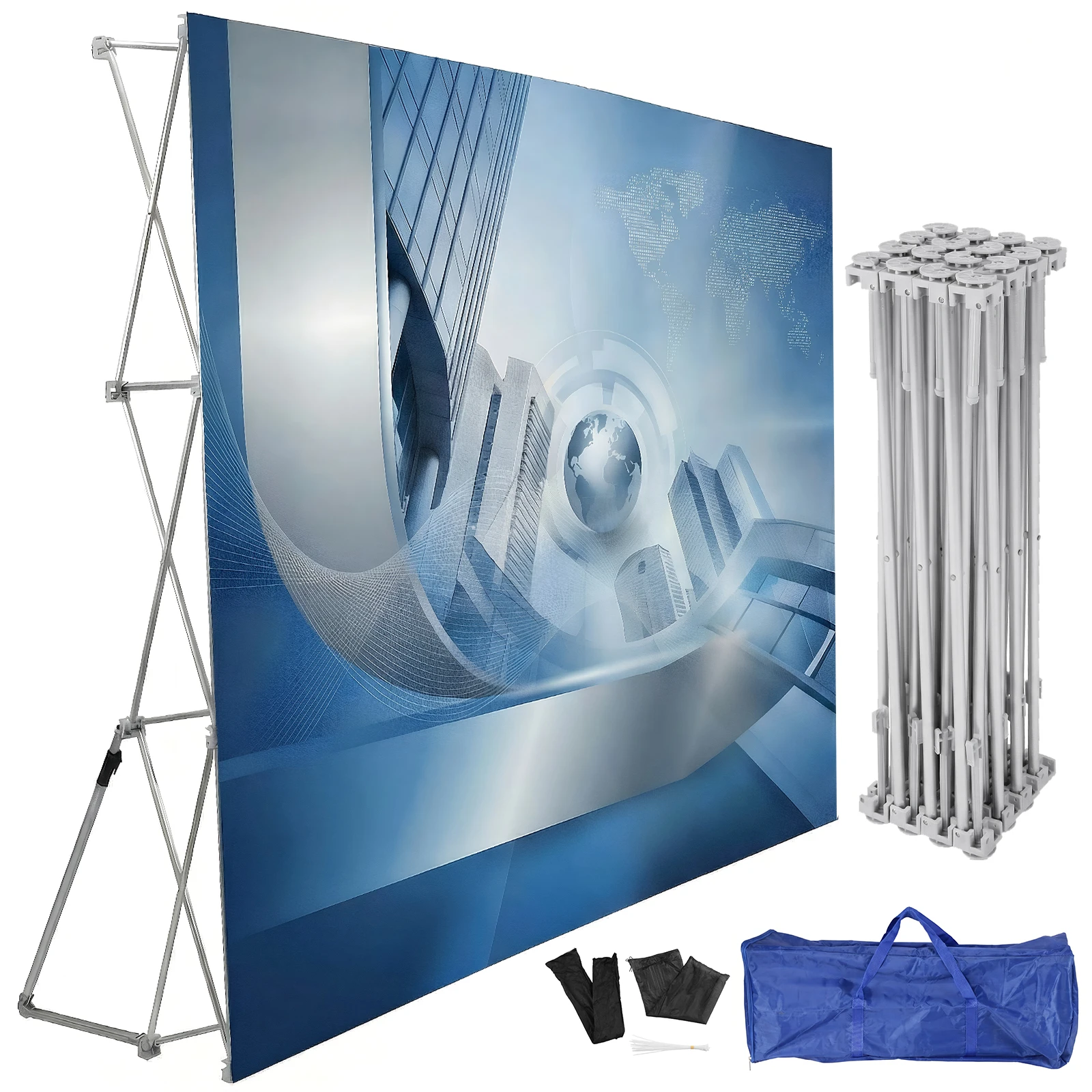 Foldable Support Bracket with Storage Bag & Cable Ties Reinforced Back Support Frame Detachable for Wedding Exhibition Events
Foldable Support Bracket with Storage Bag & Cable Ties Reinforced Back Support Frame Detachable for Wedding Exhibition Events