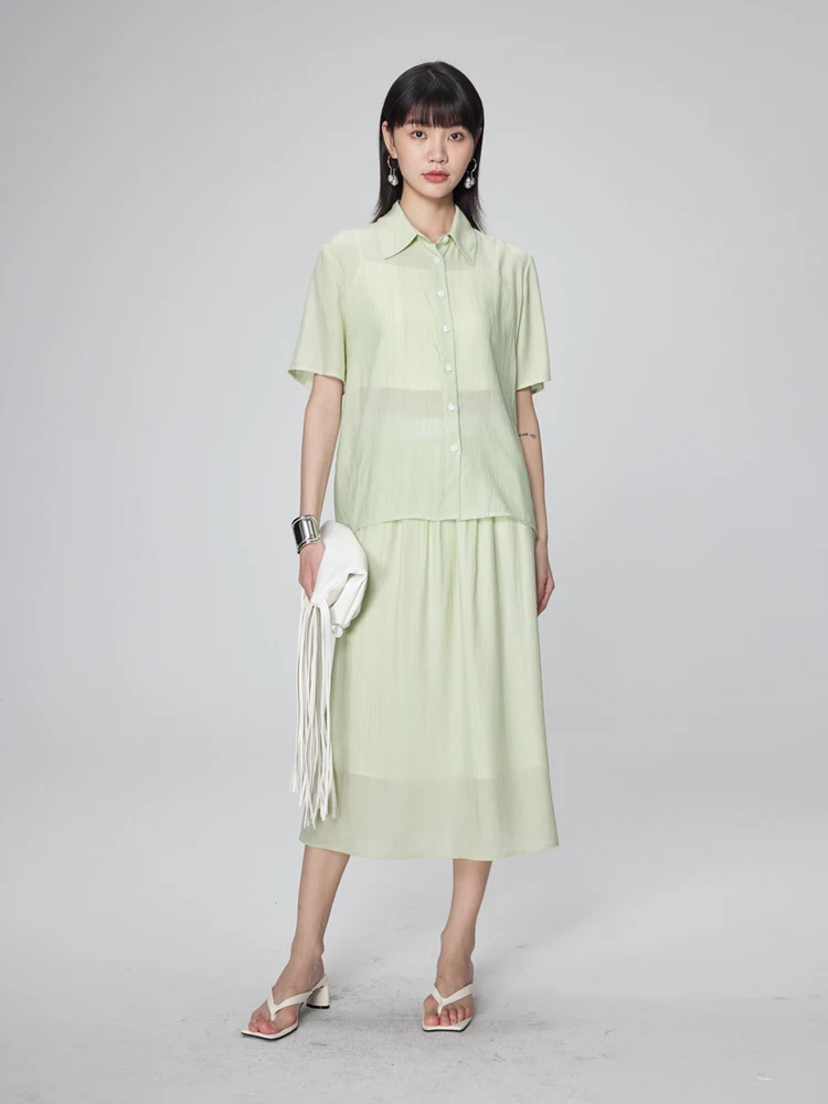 Юбка А-силуэта с высокой талией женская летняя, не мнущаяся, эластичная, с текстурой, простая, однотонная, для повседневной носки
Юбка А-силуэта с высокой талией женская летняя, не мнущаяся, эластичная, с текстурой, простая, однотонная, для повседневной носки