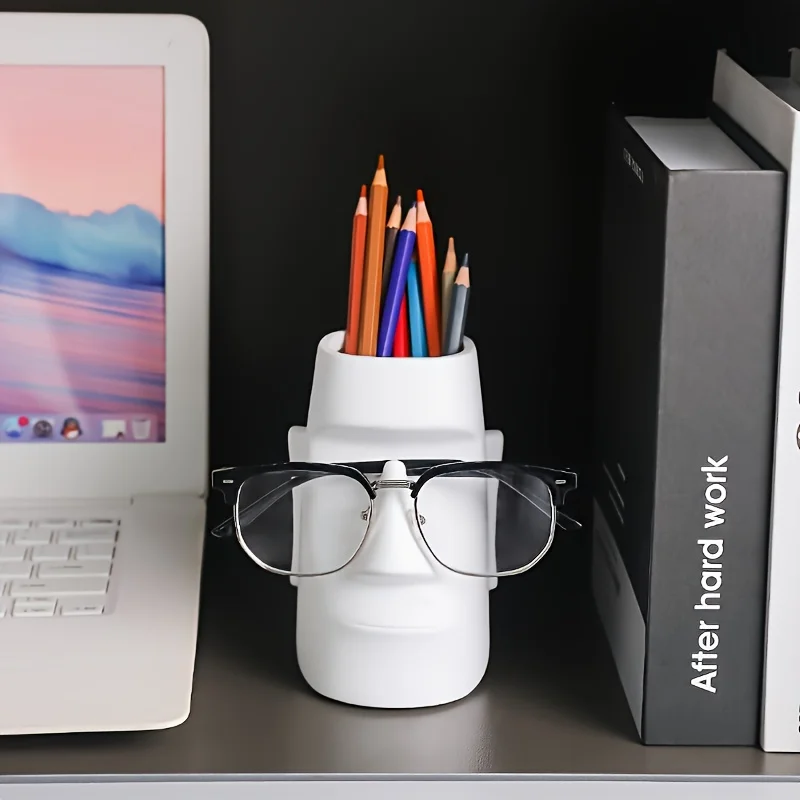 Creative Stone Statue Glasses Holder Pen Holder Office Student Desk Pen Storage Box Makeup Brush Storage Home Decoration Gifts
Creative Stone Statue Glasses Holder Pen Holder Office Student Desk Pen Storage Box Makeup Brush Storage Home Decoration Gifts