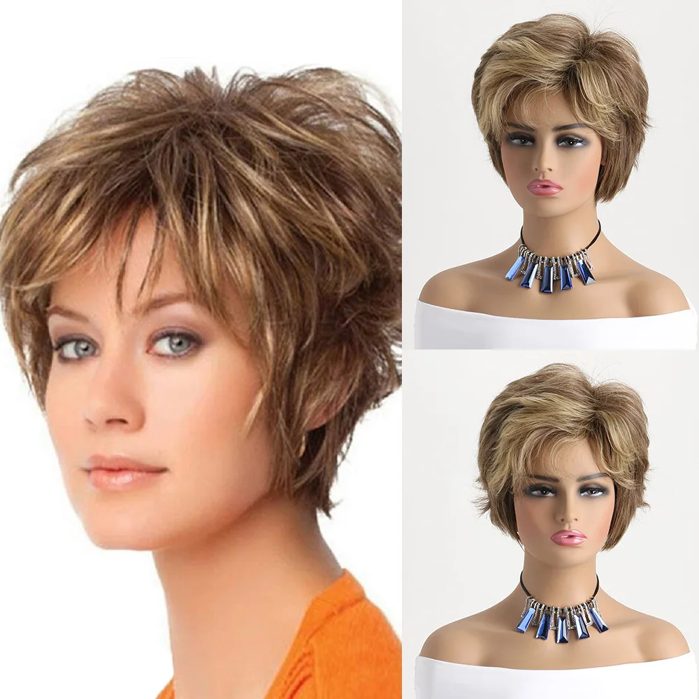 Synthetic Short Wig for Women Fashion Fiber Hair Bob Wig Cap Daily Party Cosplay Heat Resistant Natural Look
Synthetic Short Wig for Women Fashion Fiber Hair Bob Wig Cap Daily Party Cosplay Heat Resistant Natural Look