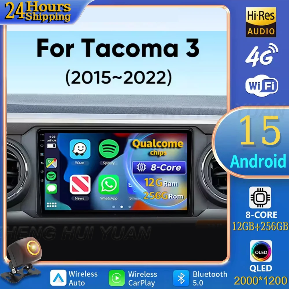 For Toyota Tacoma N300 2015 2016 2017 2018 2019 2020 2021 Android 15 Car Radio Multimedia Player Android Auto Carplay Head Unit
For Toyota Tacoma N300 2015 2016 2017 2018 2019 2020 2021 Android 15 Car Radio Multimedia Player Android Auto Carplay Head Unit