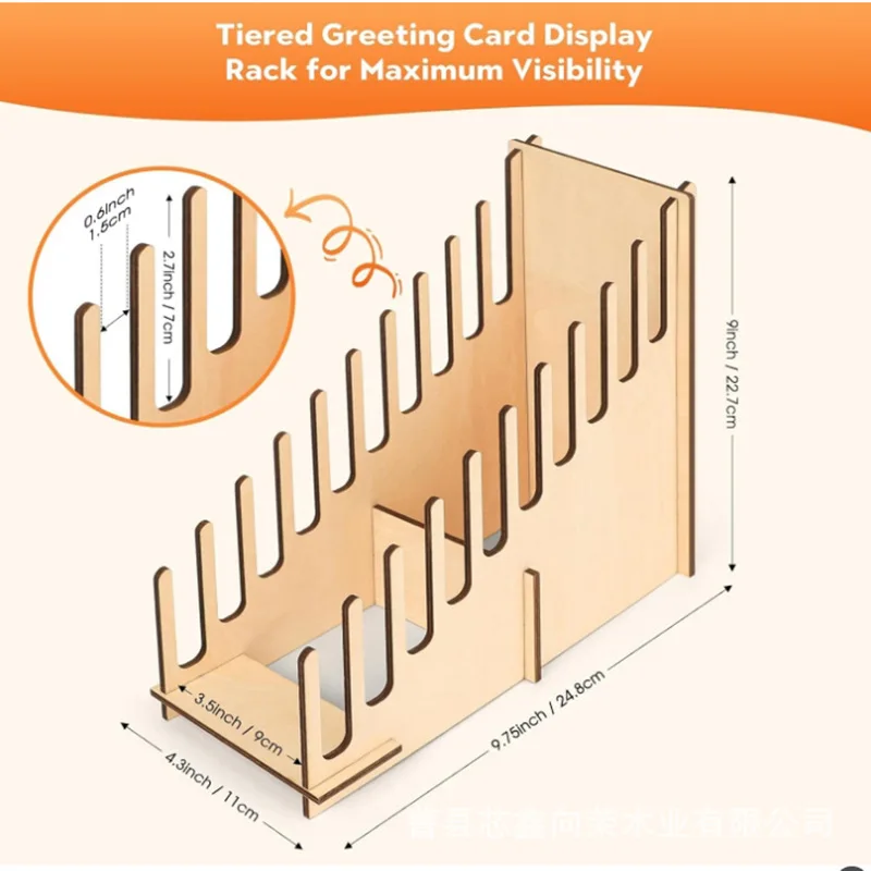 Wooden Desktop Card Organizer, Simple Office Organizer, Student Paper & Greeting Card Display Rack, Business Card Holder
Wooden Desktop Card Organizer, Simple Office Organizer, Student Paper & Greeting Card Display Rack, Business Card Holder