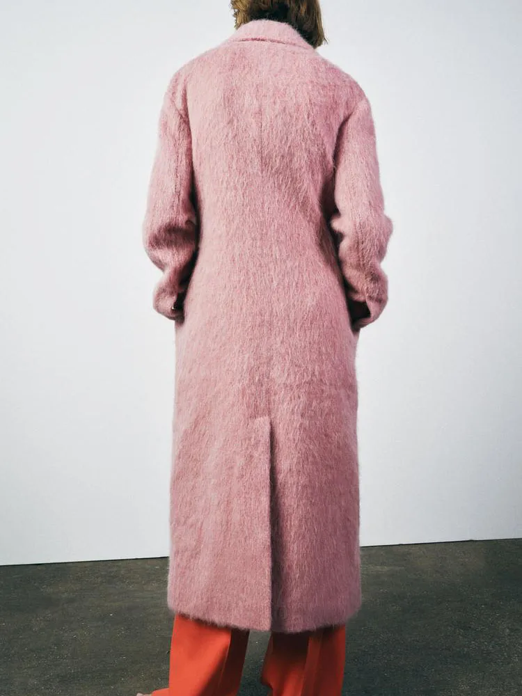 Spring New Arrival Women's Long Sve awl Collar Casual Loose Coat Mixed Fiber Commute Sle Regular Thin Single Button
Spring New Arrival Women's Long Sve awl Collar Casual Loose Coat Mixed Fiber Commute Sle Regular Thin Single Button