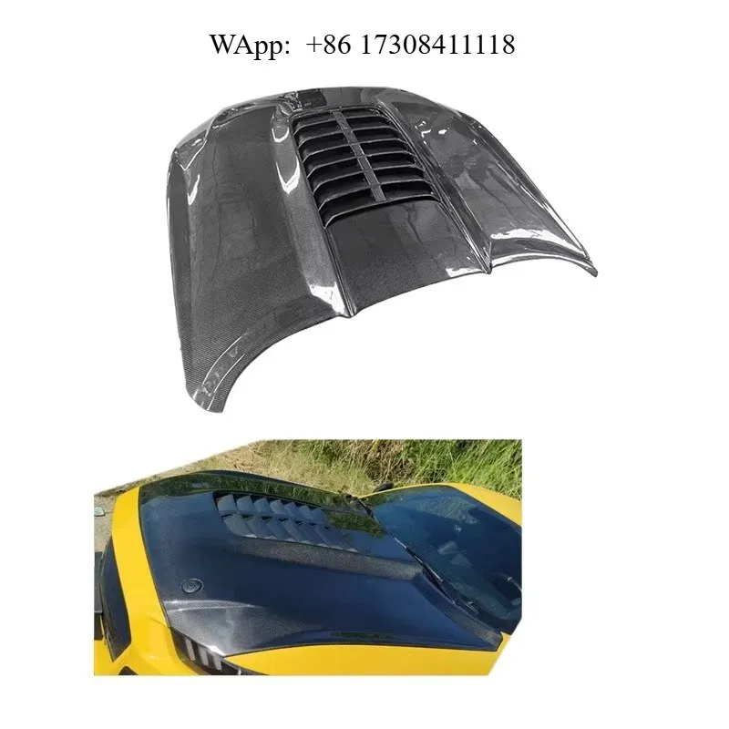 High Quality GT500 Style Carbon Fiber Engine Hood Car Hood Bonnet Cover For Mustang 2015-2021
High Quality GT500 Style Carbon Fiber Engine Hood Car Hood Bonnet Cover For Mustang 2015-2021