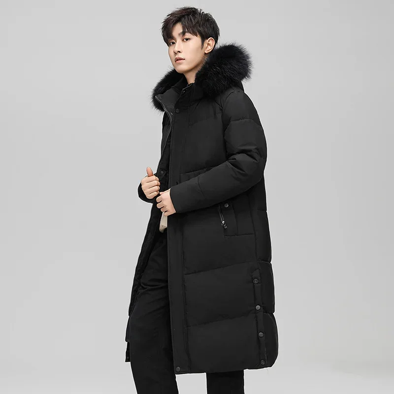 Men Fur Collar Long Parkas Padding Hooded Zip-up Down Padded Parka Male Winter Windbreaker Thermal Jacket Coat Autumn Big Size
Men Fur Collar Long Parkas Padding Hooded Zip-up Down Padded Parka Male Winter Windbreaker Thermal Jacket Coat Autumn Big Size