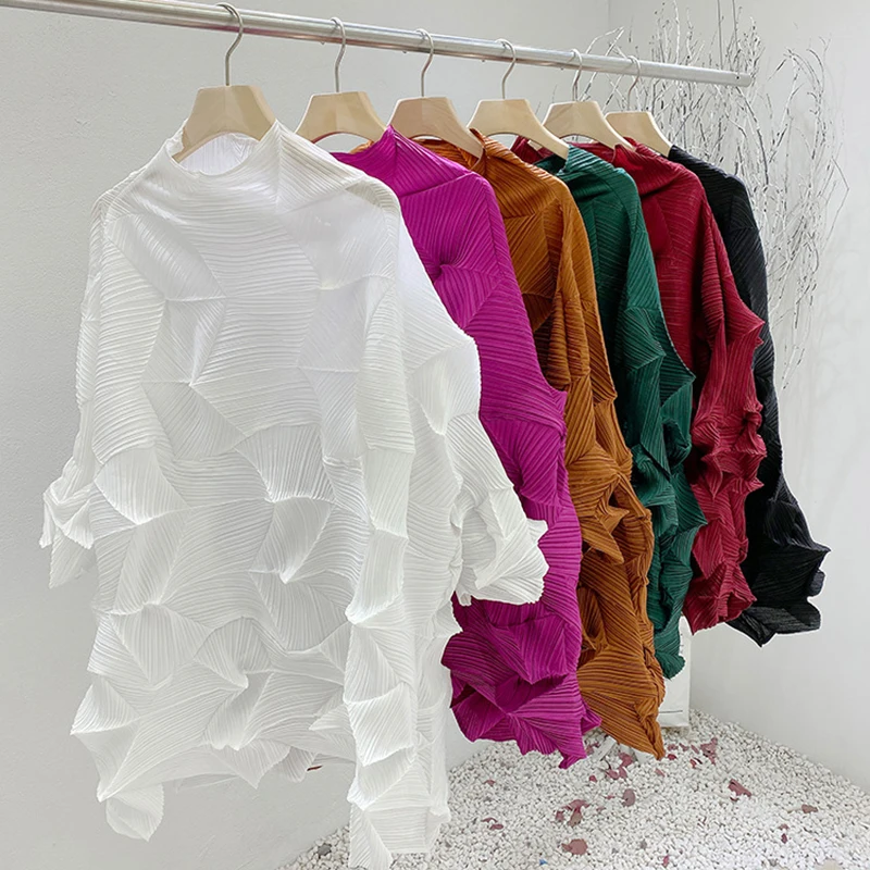 Miyake Pleated Dress Top 2021 Autumn Winter Diamond Pleated Loose Large size Bat Sleeve Long Top summer dress
Miyake Pleated Dress Top 2021 Autumn Winter Diamond Pleated Loose Large size Bat Sleeve Long Top summer dress