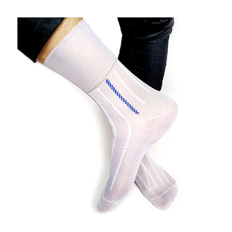 Brand Formal Dress Suits Socks Sheer Men Silk Socks Thin Sexy See Through Male Socks Striped Gay Collection Socks Sox
Brand Formal Dress Suits Socks Sheer Men Silk Socks Thin Sexy See Through Male Socks Striped Gay Collection Socks Sox