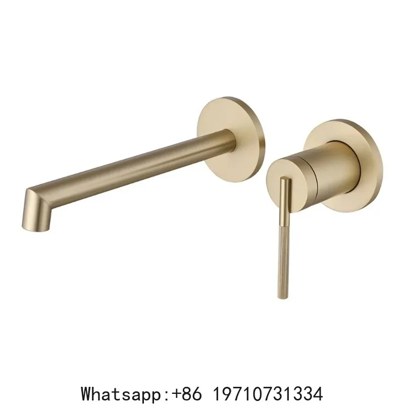 New Arrival Basin Faucets Brush Gold Bathroom Sink Faucets Hot Cold Wall Mounted Mixer Water Tap Top High Quality
New Arrival Basin Faucets Brush Gold Bathroom Sink Faucets Hot Cold Wall Mounted Mixer Water Tap Top High Quality