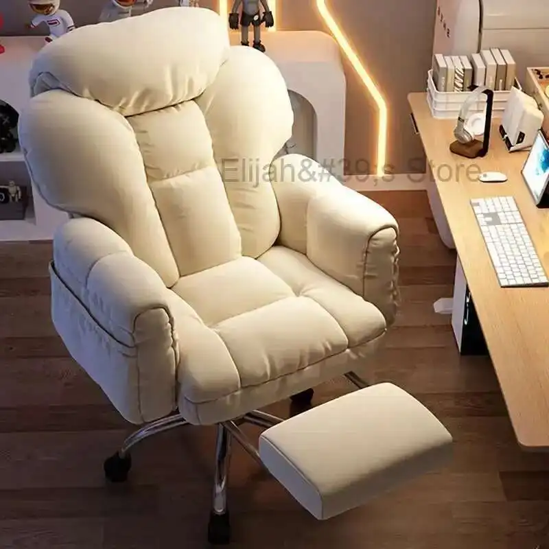 Ergonomic Luxury Office Chair Beige Armrest Pads Home Mobile Office Chairs Height Extender Cadeira Gamer Garden Furniture Sets
Ergonomic Luxury Office Chair Beige Armrest Pads Home Mobile Office Chairs Height Extender Cadeira Gamer Garden Furniture Sets