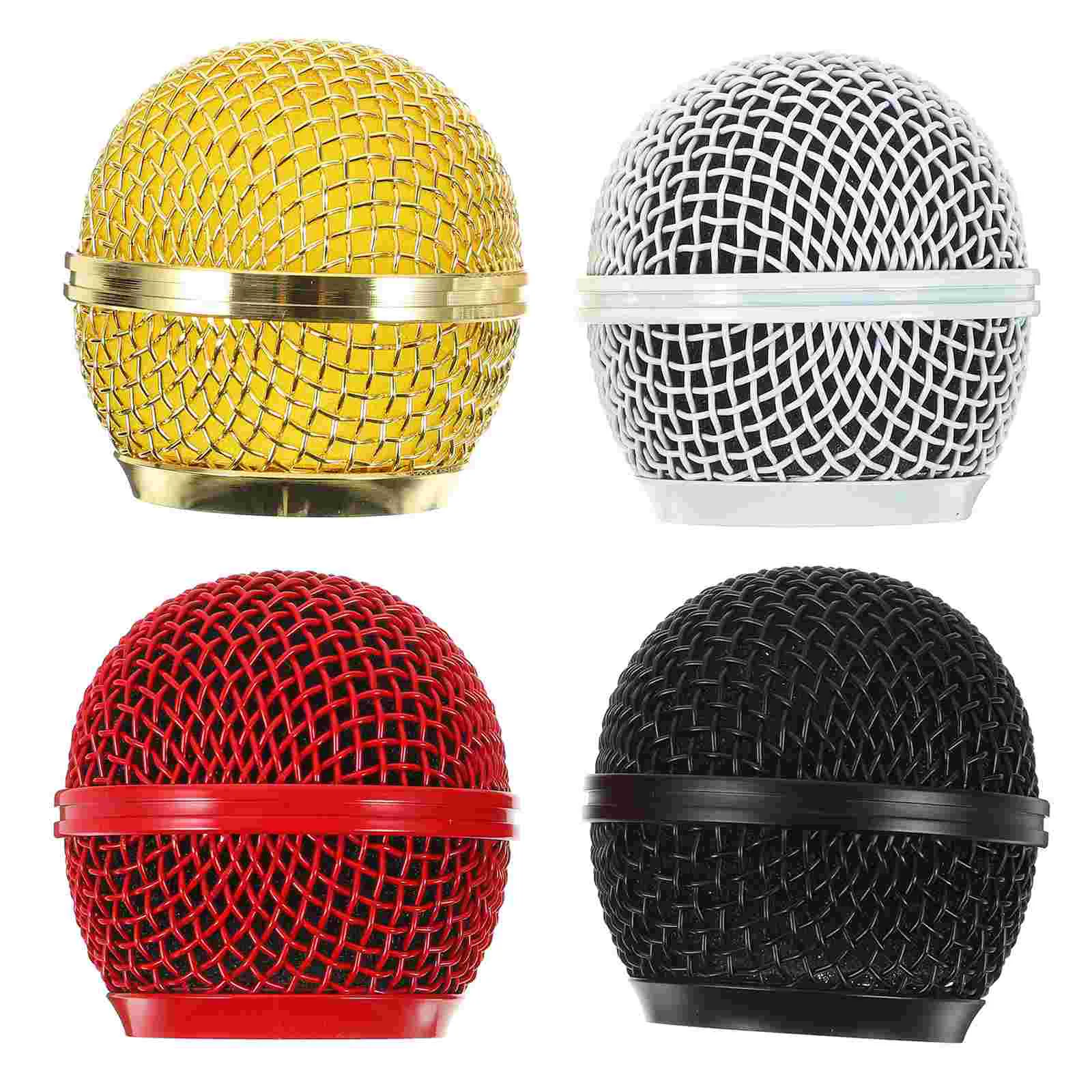 4 Pcs Steel Mesh Microphone Ball Head Grille Wireless Accessories Replacement Microphones
4 Pcs Steel Mesh Microphone Ball Head Grille Wireless Accessories Replacement Microphones