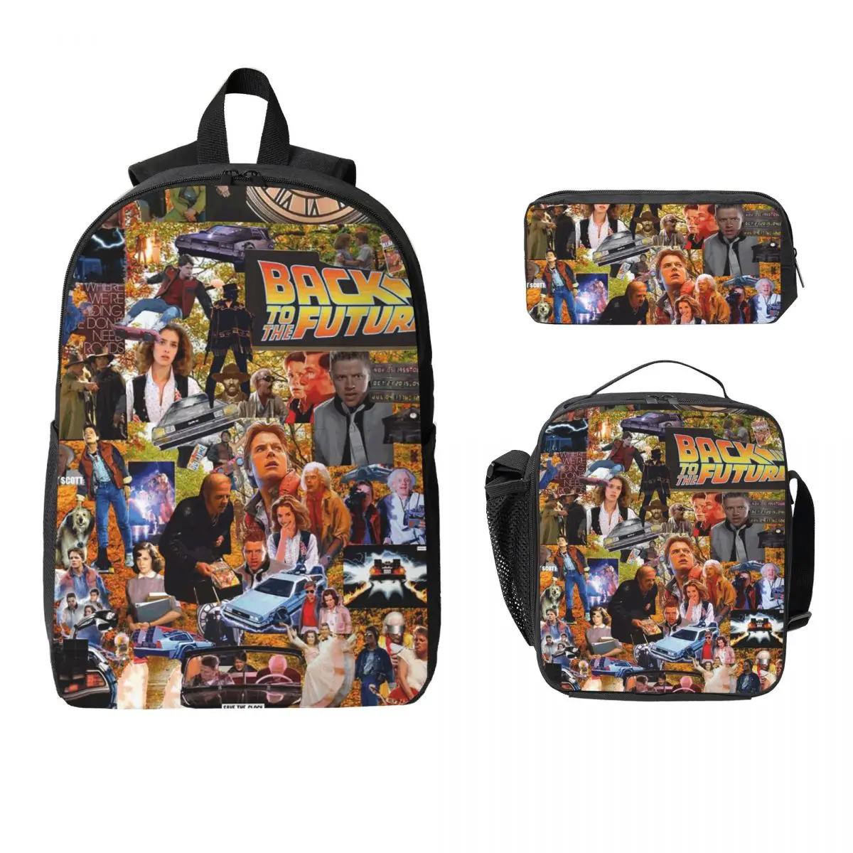 Back To The Future Backpack Boys Girls BookBag School Bag Computer Shoulder Bags 3ps Insulated Lunch Bag Pencil Case
Back To The Future Backpack Boys Girls BookBag School Bag Computer Shoulder Bags 3ps Insulated Lunch Bag Pencil Case