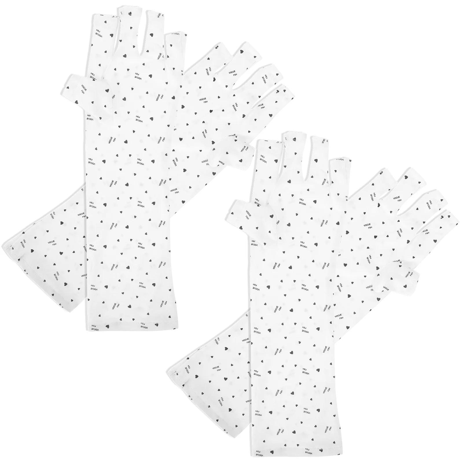4pcs Nail Anti Uv Protection Fingerless Manicure Gloves For Gel Nails Salon Reusable Nail Art Supplies Hand Covers
4pcs Nail Anti Uv Protection Fingerless Manicure Gloves For Gel Nails Salon Reusable Nail Art Supplies Hand Covers