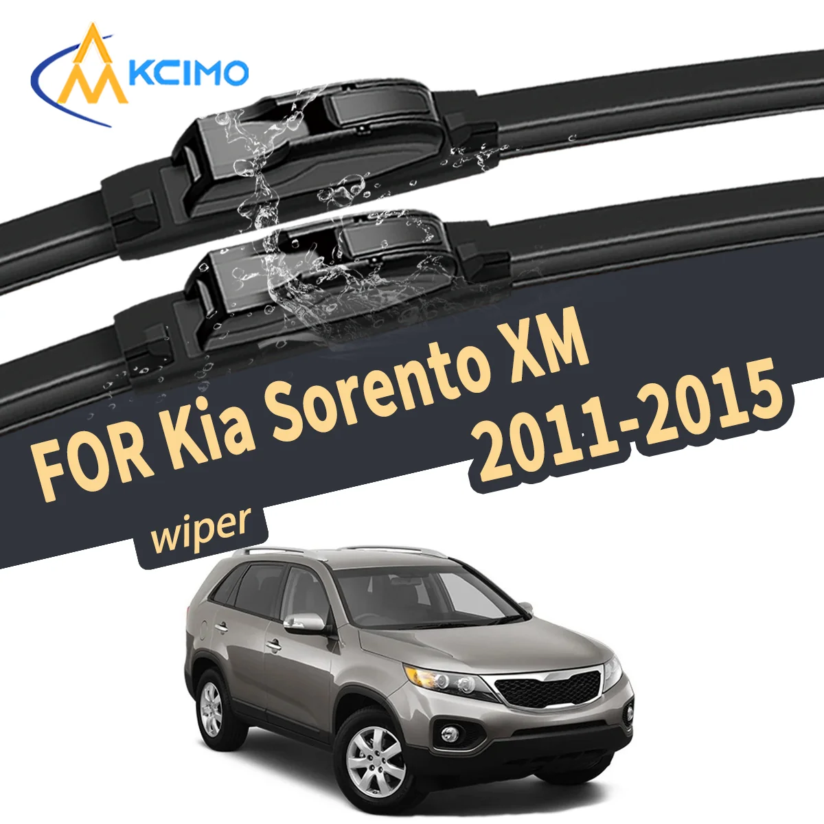 New Silent Wiper Blades for Kia Sorento XM 2011-2015 High Quality Natural Rubber Replacement
New Silent Wiper Blades for Kia Sorento XM 2011-2015 High Quality Natural Rubber Replacement