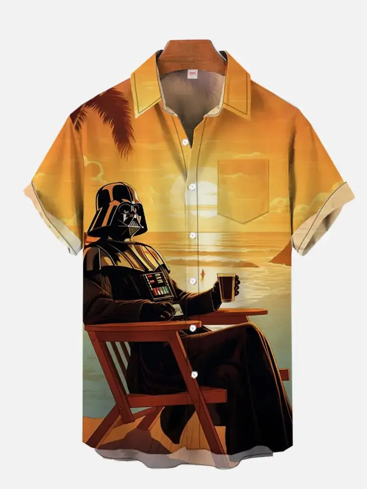 Ukiyo-e Retro Masked Samurai Landscape Painting Print Men's Short-sleeved Shirt Loose Large Size S-5XL
Ukiyo-e Retro Masked Samurai Landscape Painting Print Men's Short-sleeved Shirt Loose Large Size S-5XL