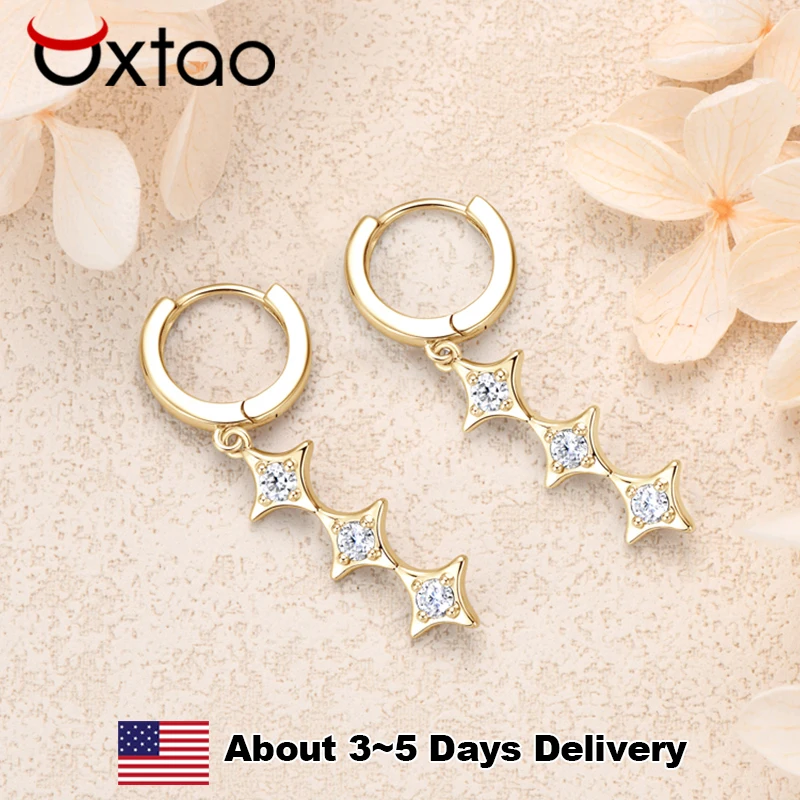 OXTAO 3 мм серьги-капли с муассанитом для женщин, настоящие серьги из стерлингового серебра 925 пробы со звездами, роскошные ювелирные изделия с кисточками, белое золото 18 карат
OXTAO 3 мм серьги-капли с муассанитом для женщин, настоящие серьги из стерлингового серебра 925 пробы со звездами, роскошные ювелирные изделия с кисточками, белое золото 18 карат