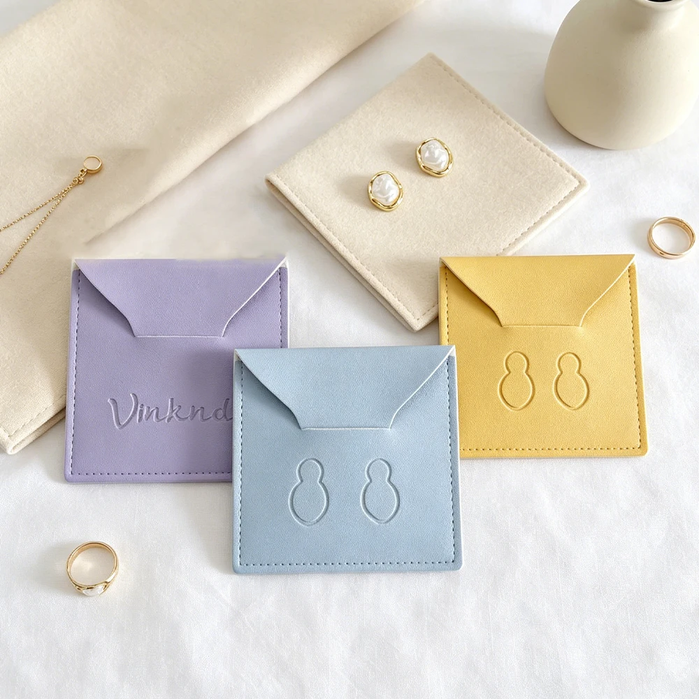 Personalized Pu Leather Jewelry Pouch Business Bracelet Earrings Packaging Elegant Jewellry Container Wedding Gift Bag Envelope
Personalized Pu Leather Jewelry Pouch Business Bracelet Earrings Packaging Elegant Jewellry Container Wedding Gift Bag Envelope
