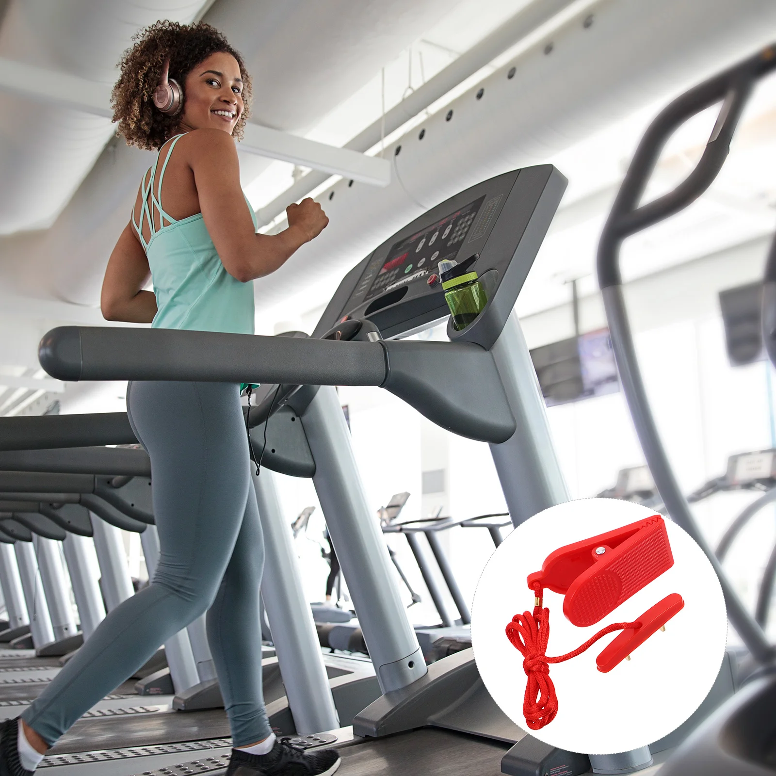 Treadmill Emergency Stop Switch Accessories Security Lock Running Machine Safety for Treadmills Red
Treadmill Emergency Stop Switch Accessories Security Lock Running Machine Safety for Treadmills Red