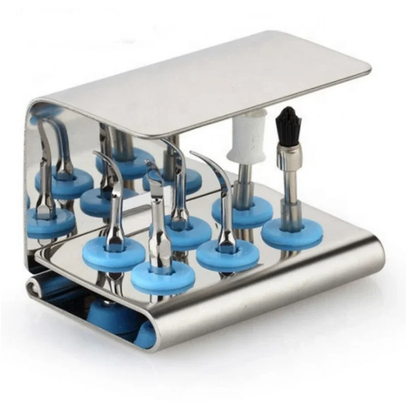 Dental Ultrasonic Scaler Tip Holder with 6 Holes Autoclave Compatible Bur Drills Block Organizer Sterilizer Case for Disinfectio
Dental Ultrasonic Scaler Tip Holder with 6 Holes Autoclave Compatible Bur Drills Block Organizer Sterilizer Case for Disinfectio
