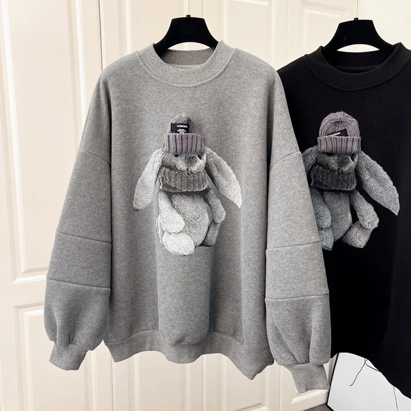 Women's Japan and South Korea casual new loose casual sweater padded and thickened autumn and winter stereo long-sleeved
Women's Japan and South Korea casual new loose casual sweater padded and thickened autumn and winter stereo long-sleeved