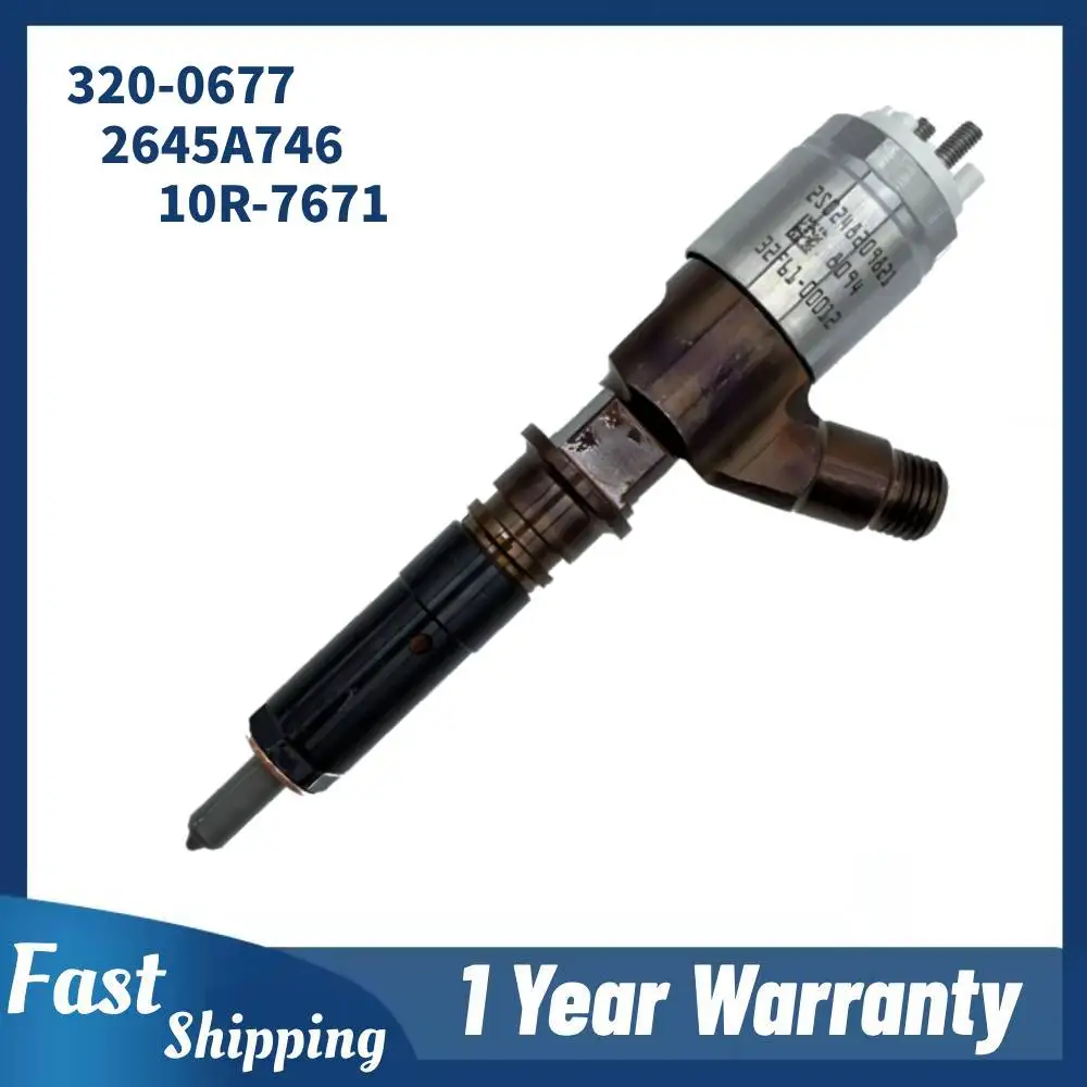 Fuel Injector 320-0677 2645A746 10R-7671 For Caterpillar CAT C6.6 Engine 320DL
Fuel Injector 320-0677 2645A746 10R-7671 For Caterpillar CAT C6.6 Engine 320DL
