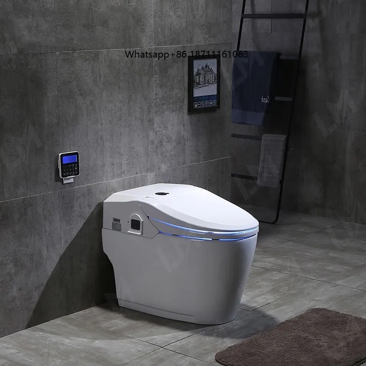 Best-Selling Fully Automatic Flushing Electric Smart Toilet Foot-Sensing Voice Control Wc Ceramic Smart Toilet with UV Light
Best-Selling Fully Automatic Flushing Electric Smart Toilet Foot-Sensing Voice Control Wc Ceramic Smart Toilet with UV Light