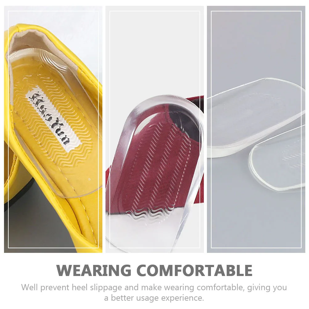 2 Pairs Heel Cushions Transparent Inserts Insoles Pads Grips Liner Foot Cups Anti Slip Lightweight Impact Resistant
2 Pairs Heel Cushions Transparent Inserts Insoles Pads Grips Liner Foot Cups Anti Slip Lightweight Impact Resistant