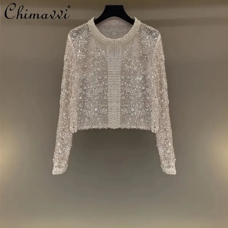 2025 Summer Fashion Heavy Industry Beaded Sequins Trendy Temperament Long-sleeved Cardigan For Women
2025 Summer Fashion Heavy Industry Beaded Sequins Trendy Temperament Long-sleeved Cardigan For Women