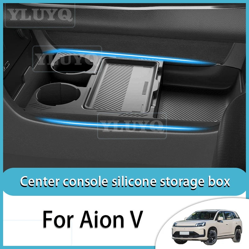 For Aion V car silicone storage box, lower center console partition storage box, car interior accessories
For Aion V car silicone storage box, lower center console partition storage box, car interior accessories