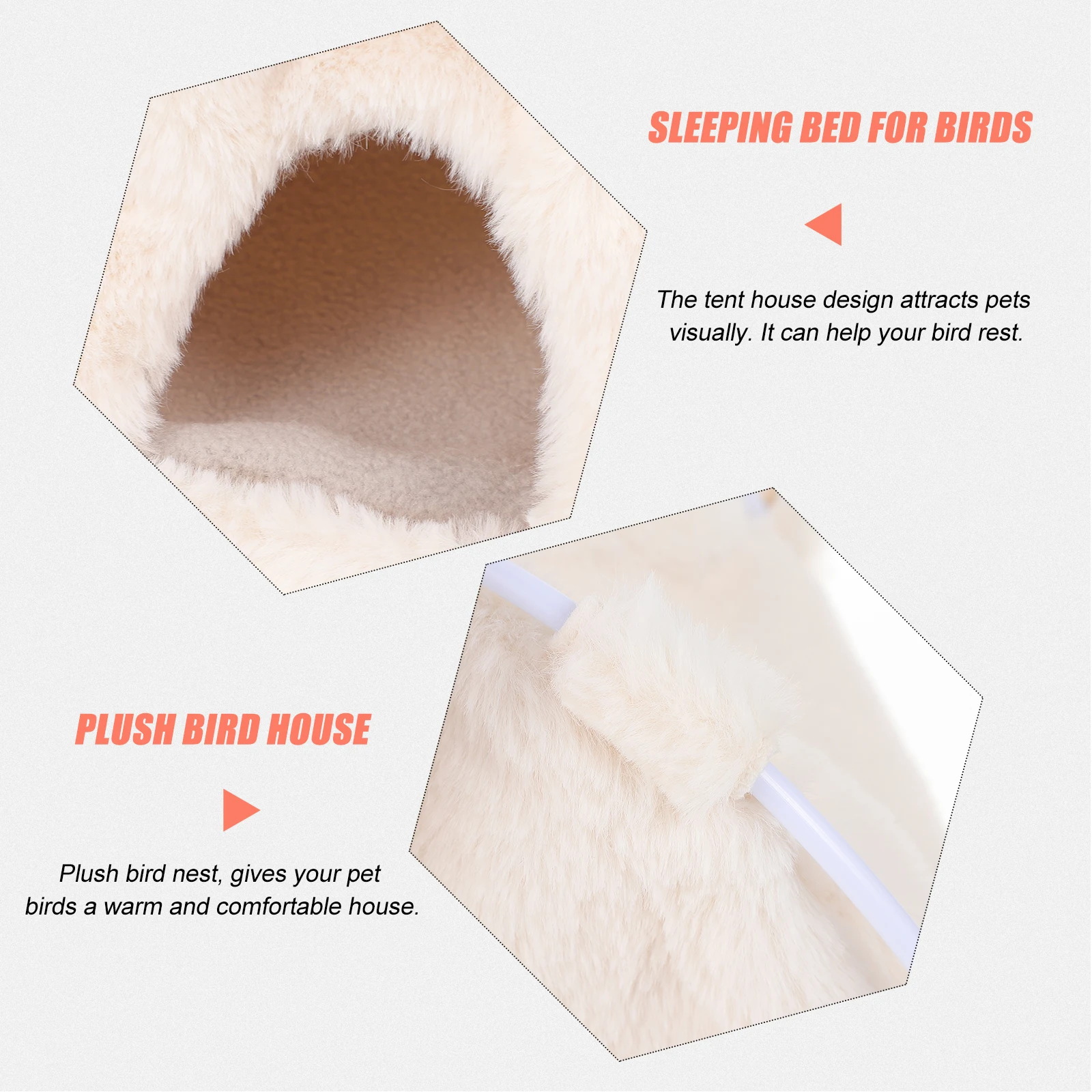 1pc Thickened Bird Nest Winter Warm Sleeping Bed For Small Pet Birds Cozy House Outdoor Shelter Parrot Hideaway Nest Indoor Hut
1pc Thickened Bird Nest Winter Warm Sleeping Bed For Small Pet Birds Cozy House Outdoor Shelter Parrot Hideaway Nest Indoor Hut