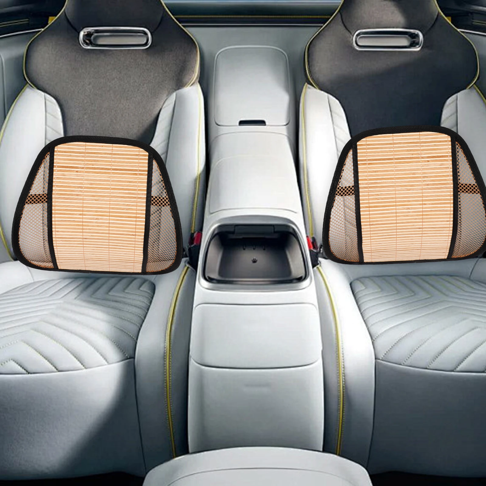 Bamboo Slices Backrest Pad Car Lumbar Support Pillow Summer Breathable Sheets Mesh Cloth Steel Wire Ergonomic Design Waist
Bamboo Slices Backrest Pad Car Lumbar Support Pillow Summer Breathable Sheets Mesh Cloth Steel Wire Ergonomic Design Waist