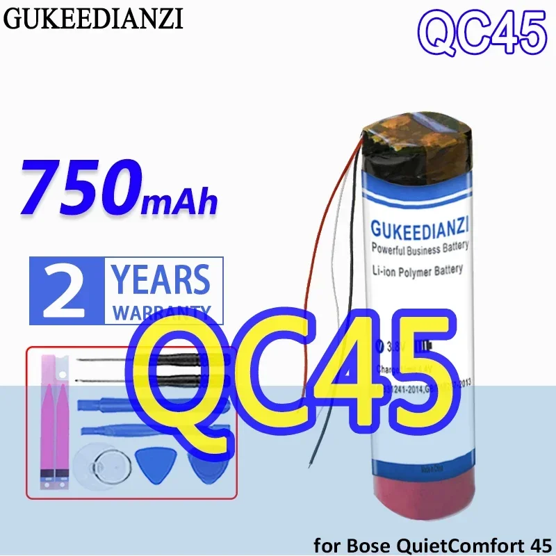 High Capacity QC45 750mAh For Bose For QuietComfort 45 QC45 Headset Noise - Cancelling Headphones Battery
High Capacity QC45 750mAh For Bose For QuietComfort 45 QC45 Headset Noise - Cancelling Headphones Battery