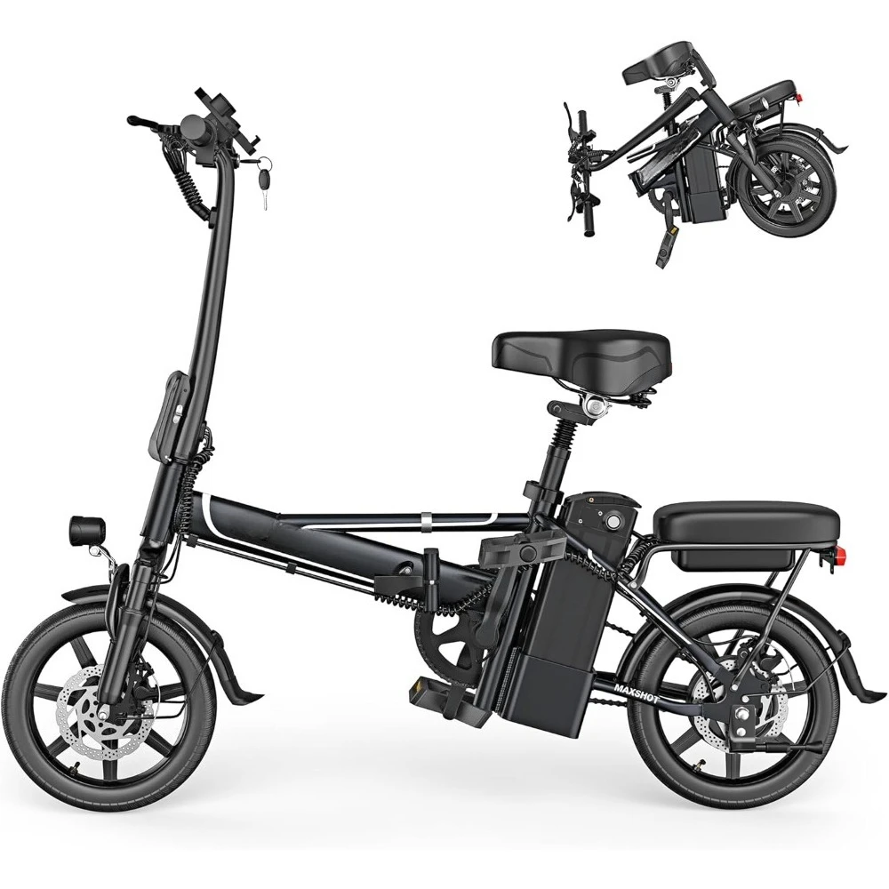Electric Bike for Adults,Electric Bicycles Max 28/40 Miles Ranges up to 22 MPH,14" Folding Ebike with Peak 750W Motor.
Electric Bike for Adults,Electric Bicycles Max 28/40 Miles Ranges up to 22 MPH,14" Folding Ebike with Peak 750W Motor.