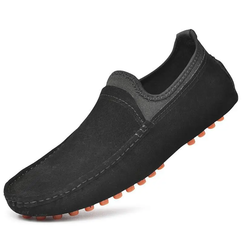 Men's Black Suede Loafers, Casual Slip-on Driving Moccasins, Comfortable Non-slip Soft Sole Penny Loafers for Daily Wear Driving
Men's Black Suede Loafers, Casual Slip-on Driving Moccasins, Comfortable Non-slip Soft Sole Penny Loafers for Daily Wear Driving