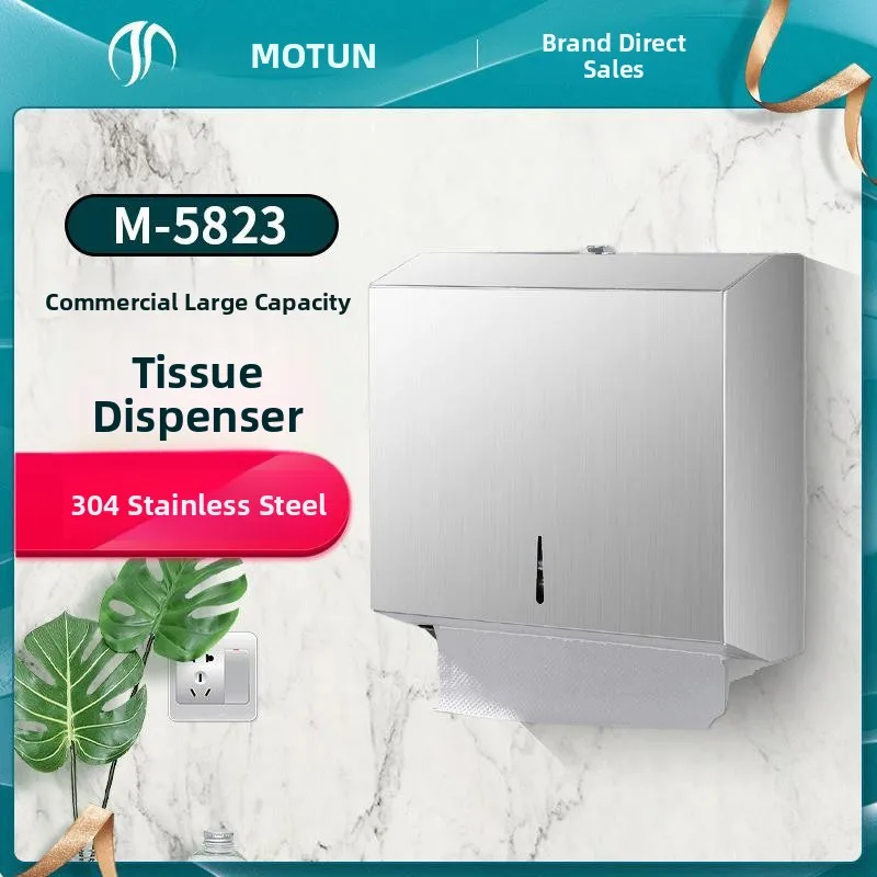 Stainless Steel Hand Towel Holder Wall Mounted Toilet Bathroom Home Use Tissue Box Drawer Style Simple Design Hexagonal Cylinder
Stainless Steel Hand Towel Holder Wall Mounted Toilet Bathroom Home Use Tissue Box Drawer Style Simple Design Hexagonal Cylinder