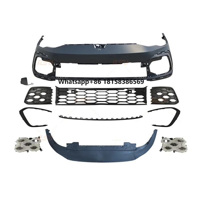 Modified Auto Parts for VW GOLF 8 / GOLF 8 R-Line Front Bumper Body Kit with Fog Lamp 2020- Upgrade to GOLF 8 GTI
Modified Auto Parts for VW GOLF 8 / GOLF 8 R-Line Front Bumper Body Kit with Fog Lamp 2020- Upgrade to GOLF 8 GTI