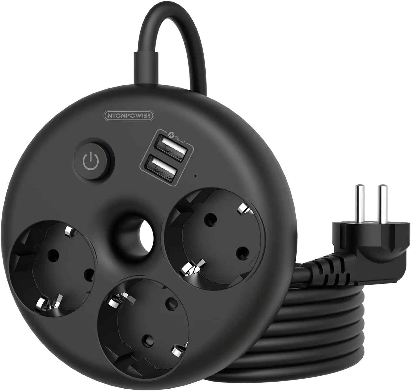 NTONPOWER EU Plug Power Strip AC Outlets With USB Ports 2500W Multiple Socket 3M Extension CordSurge Protector Network filter
NTONPOWER EU Plug Power Strip AC Outlets With USB Ports 2500W Multiple Socket 3M Extension CordSurge Protector Network filter