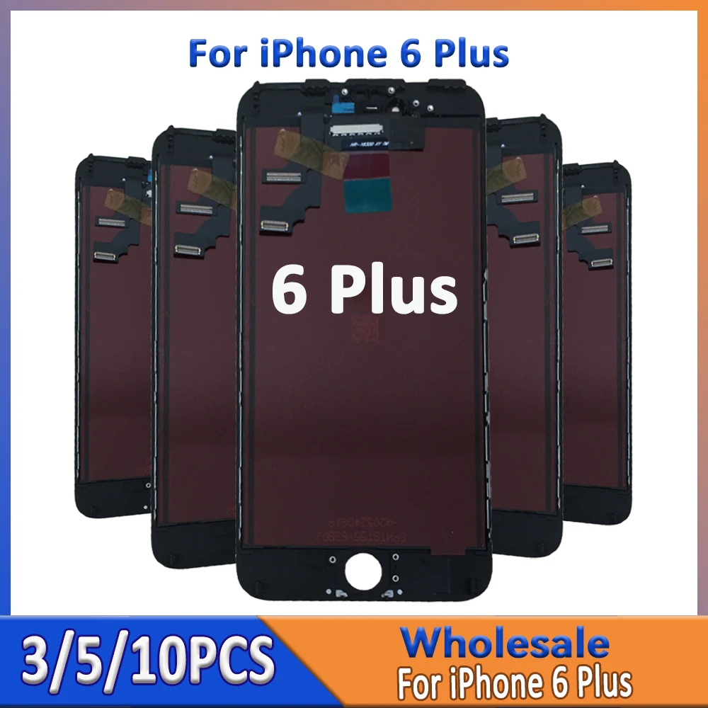 Wholesale 3/5/10 Pieces/Lot For iPhone 6 Plus LCD Screen Assembly With Touch Digitizer Display Mobile Phone Repair
Wholesale 3/5/10 Pieces/Lot For iPhone 6 Plus LCD Screen Assembly With Touch Digitizer Display Mobile Phone Repair