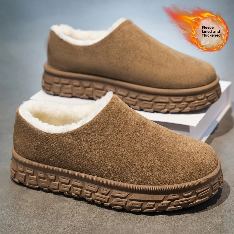 Мужские слипоны с утолщенной подкладкой из флиса, кожи и меха, с противоскользящей подошвой, зимние, теплые и водонепроницаемые, повседневные.
Мужские слипоны с утолщенной подкладкой из флиса, кожи и меха, с противоскользящей подошвой, зимние, теплые и водонепроницаемые, повседневные.