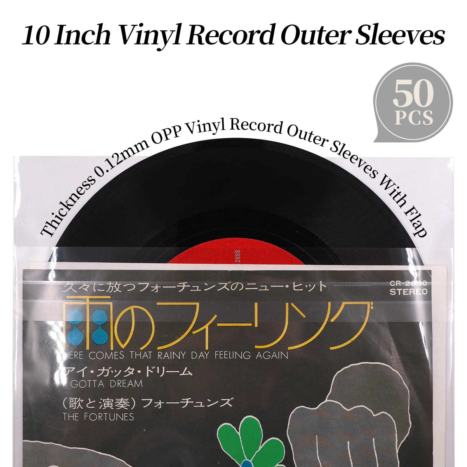 25/50PCS 10inch Clear Resealable Outer Sleeves 4 Mil Plastic Vinyl Record Sleeves for 10'' Record Cover Vinyl Protect Outer Bag
25/50PCS 10inch Clear Resealable Outer Sleeves 4 Mil Plastic Vinyl Record Sleeves for 10'' Record Cover Vinyl Protect Outer Bag