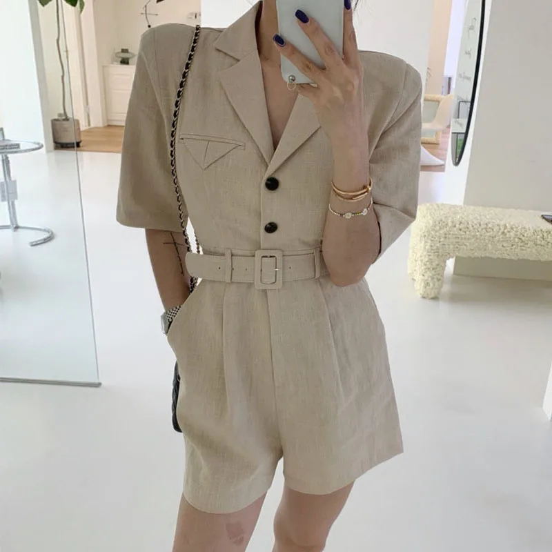 Chic Khaki Rompers Women Clothing Notched Neck Wide Leg Jumpsuit Ladies Korean Streetwear 2023 Summer Playsuits Business
Chic Khaki Rompers Women Clothing Notched Neck Wide Leg Jumpsuit Ladies Korean Streetwear 2023 Summer Playsuits Business