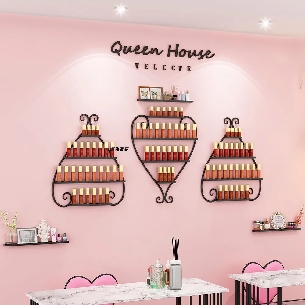 Production and wholesale Wall hanging Wallstorage rack Nail polish glue Displayrack Heart shaped nail polish Four-layer storag
Production and wholesale Wall hanging Wallstorage rack Nail polish glue Displayrack Heart shaped nail polish Four-layer storag