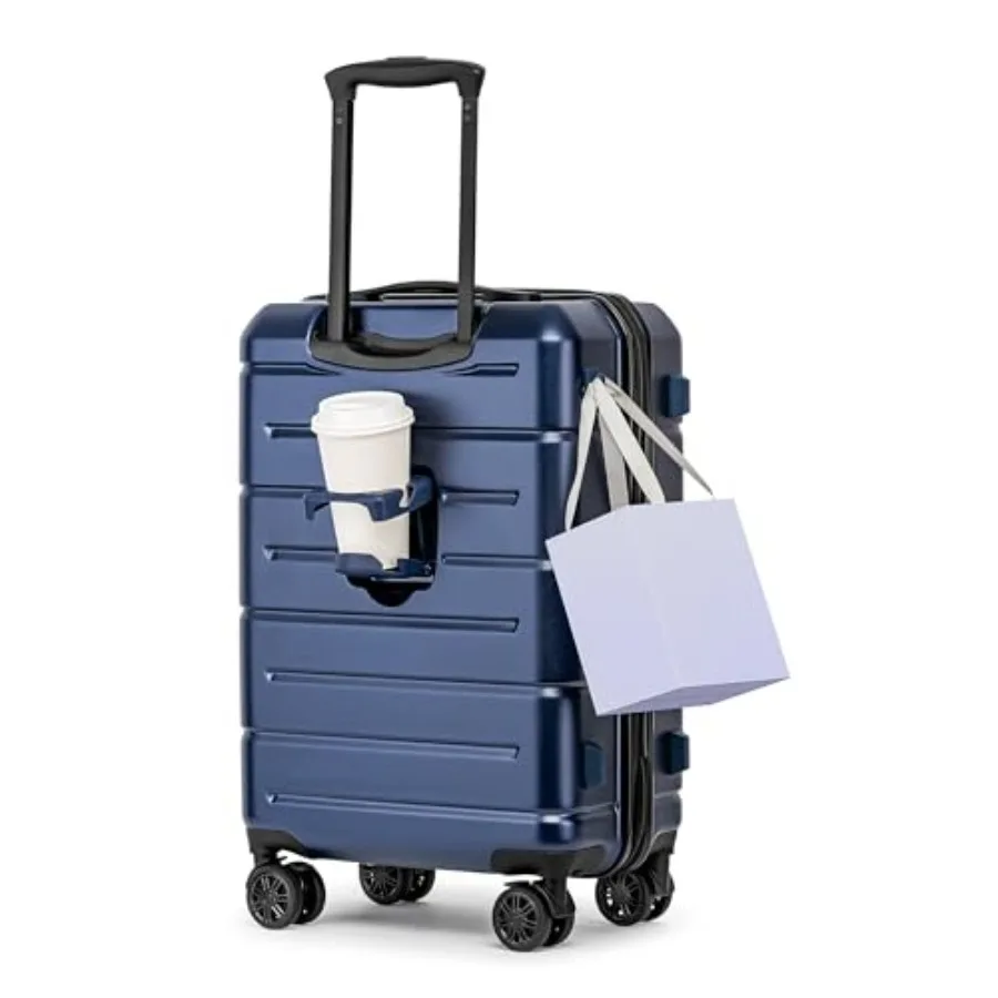 Carry On Luggage 22x14x9 Airline Approved Hardshell Carry On Suitcases with Wheels Travel Rolling 20 Inch Luggage with Cup Hold
Carry On Luggage 22x14x9 Airline Approved Hardshell Carry On Suitcases with Wheels Travel Rolling 20 Inch Luggage with Cup Hold