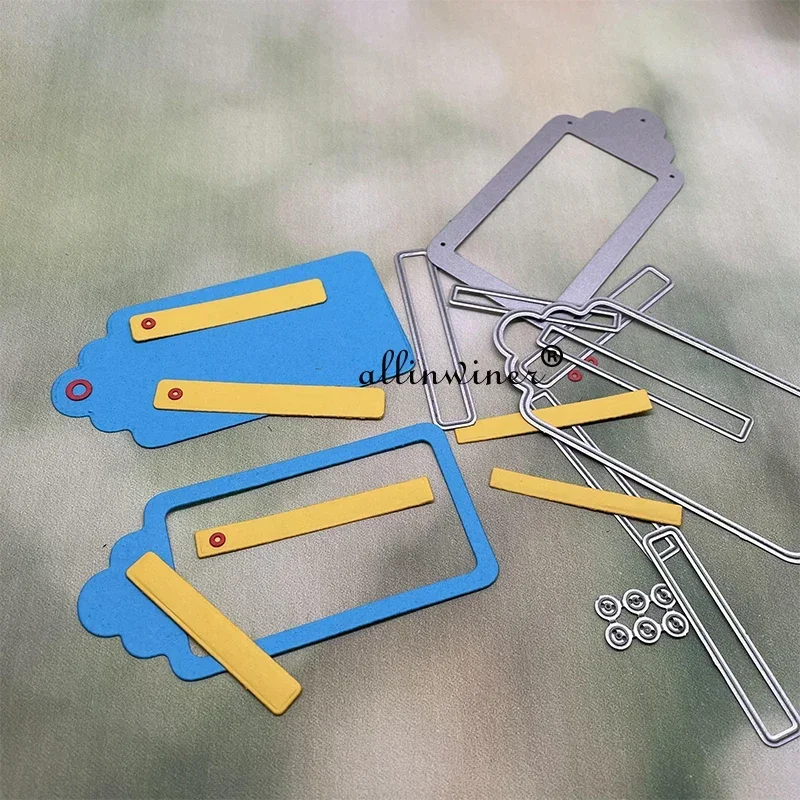Tag frame Metal Cutting Dies for DIY Scrapbooking Album Paper Cards Decorative Crafts Embossing Die Cuts
Tag frame Metal Cutting Dies for DIY Scrapbooking Album Paper Cards Decorative Crafts Embossing Die Cuts