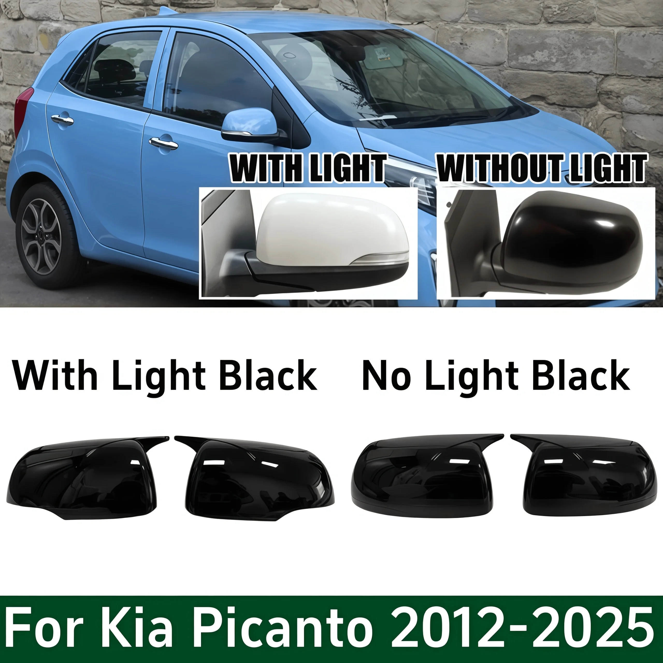 For Kia Picanto 2012-2025 2x Car Sticker Rearview Side Mirror Cover Wing Cap Exterior Case Trim Accessories Vehicle Decoration
For Kia Picanto 2012-2025 2x Car Sticker Rearview Side Mirror Cover Wing Cap Exterior Case Trim Accessories Vehicle Decoration